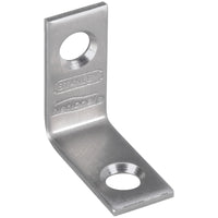 National Hardware 1 in. H X 0.5 in. W Stainless Steel Inside Corner Brace