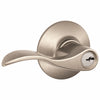 Schlage Accent Satin Nickel Entry Lockset 1-3/4 in.