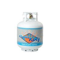 Flame King Powder Coated High Grade Steel Welded Propane Cylinder 20 lbs.