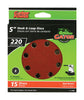 Gator 5 in. Aluminum Oxide Hook and Loop Sanding Disc 220 Grit Extra Fine 15 pk