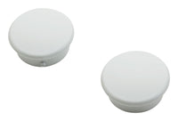 National Hardware White Metal Round Closet Rod End Caps 1-5/16 Dia. in. (Pack of 6)