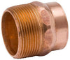 Elkhart 1-1/2 in. Copperx 1-1/2 in. Dia. MPT Copper DWV Pipe Adapter