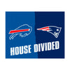 NFL House Divided - Patriots / Bills House Divided Rug