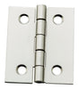 National Hardware 1-1/2 in. L Satin Nickel Door Hinge 1 pk