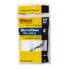 Whizz Xtrasorb Microfiber 4 in. W X 3/8 in. Mini Paint Roller Cover 2 pk