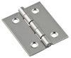 National Hardware 1-1/2 in. L Satin Nickel Door Hinge 1 pk