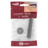 National Hardware Cooper 1 in. W X 3 in. L Aluminum Matte Black Door Stop Mounts to door and wall