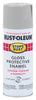 Rust-Oleum Stops Rust Gloss Pewter Gray Protective Enamel Spray Paint 12 oz. (Pack of 6)