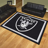 NFL - Las Vegas Raiders 8ft. x 10 ft. Plush Area Rug