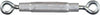 Stanley Hardware N221-721 3/16" x 5-1/2" Zinc Plated Eye To Eye Turnbuckle (Pack of 10)