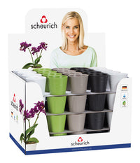 Scheurich 2-1/2 in. H x 2-3/4 in. W Ceramic Vase Flower Pot Assorted (Pack of 92)