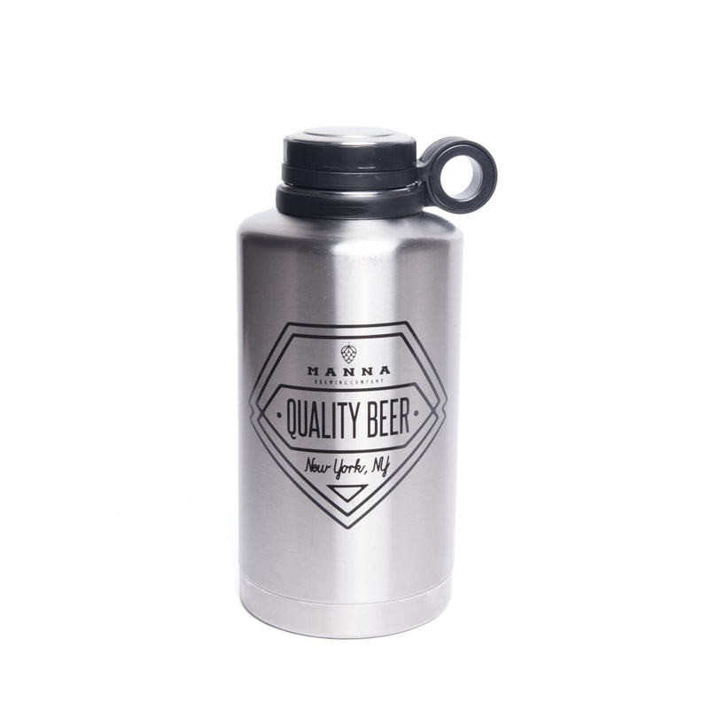 Manna Alive - Stainless Steel Thermos Water Bottle, 16.9 oz