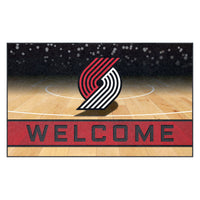 NBA - Portland Trail Blazers Rubber Door Mat - 18in. x 30in.