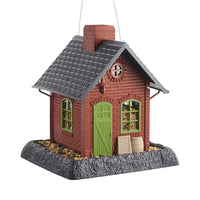 North States Old Town Pub Wild Bird 5 lb. Plastic Hopper Bird Feeder 4 ports