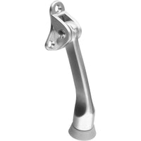 V238 4â€ Kickdown Door Stop - Satin Chrome