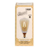 Feit LED Filament ST15 E12 (Candelabra) LED Bulb Amber Soft White 25 Watt Equivalence 1 pk