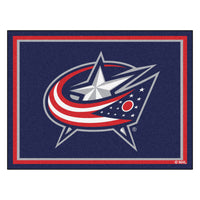 NHL - Columbus Blue Jackets 8ft. x 10 ft. Plush Area Rug