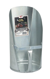 Little Giant Steel Silver 6 qt Feed Scoop