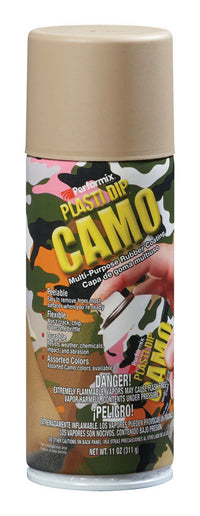 Plasti Dip Flat/Matte Camo Tan Multi-Purpose Rubber Coating 11 oz oz