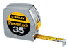 Stanley PowerLock 35 ft. L X 1 in. W Tape Measure 1 pk