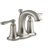 Kohler Brushed Nickel Centerset Bathroom Sink Faucet 4 in.