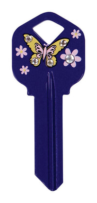 Hillman DIVA Butterfly House/Office Universal Key Blank Single (Pack of 6).