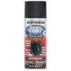 Rust-Oleum Peel Coat Black Matte UV-Resistant Spray Paint 11 oz. (Pack of 6)