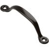 National Hardware 4-3/4 in. L Black Steel Door Pull