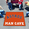 MLB - Houston Astros Script Man Cave Rug - 5ft. x 6ft.