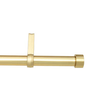 Umbra Cappa Brass Gold Modern Curtain Rod 36 in. L X 66 in. L