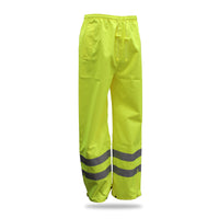 Boss Yellow Polyester Rain Pants XL