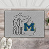 University of Michigan Southern Style Rug - 19in. x 30in.