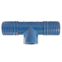 Apollo Blue Twister 1 in. Insert in to X 1 in. D Insert Polypropylene Tee 1 pk