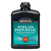 Minwax Wipe-On Poly Satin Clear Water-Based Latex Polyurethane Stain 2 pt. (Pack of 4)