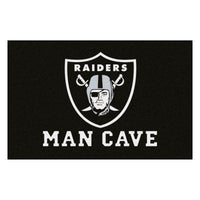 NFL - Las Vegas Raiders Man Cave Rug - 19in. x 30in.