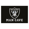 NFL - Las Vegas Raiders Man Cave Rug - 19in. x 30in.