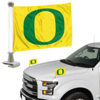 University of Oregon Ambassador Car Flags - 2 Pack