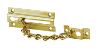 Ives by Schlage 1-7/16 in. H X 3-3/8 in. L Polished Brass Brass Chain Door Guard