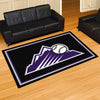 MLB - Colorado Rockies Mountains 5ft. x 8 ft. Plush Area Rug