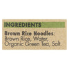 Star Anise Foods Noodles - Brown Rice - Vietnamese - with Organic Green Tea - 8.6 oz - case of 6