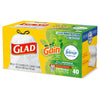 Glad Gain 13 gal Fresh Scent Trash Bags Drawstring 40 pk 0.78 mil