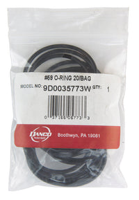 Danco 1.88 in. D X 1.69 in. D Rubber O-Ring 20 pk