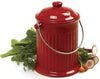 Norpro 1 oz Red Ceramic Compost Keeper