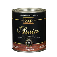 ZAR Semi-Transparent Exotic Redwood Oil-Based Wood Stain 1 qt. (Pack of 4)