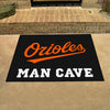 MLB - Baltimore Orioles Script Man Cave Rug - 34 in. x 42.5 in.