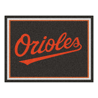 MLB - Baltimore Orioles Script 8ft. x 10 ft. Plush Area Rug