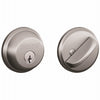 Schlage Satin Chrome Zinc Single Cylinder Deadbolt