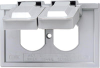 Leviton Rectangle Thermoplastic 1 gang Weatherproof Cover