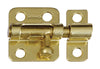 National Hardware 2 in. L Brass-Plated Solid Brass Barrel Bolt 1 pk