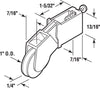 Prime-Line 1 in. D X 1/4 in. L Nylon Roller Assembly 2 pk